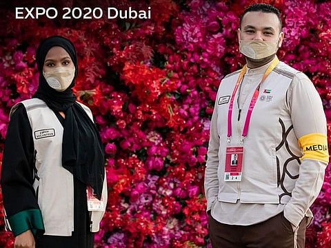 Expo 2020 Dubai's volunteer programme features 30,000 volunteers occupying different roles serving visitors and participants, with allocations based on skills and interests
