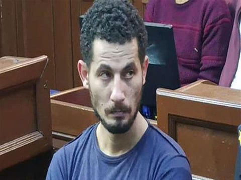 Abdulrahman Nazmi in the courtroom.