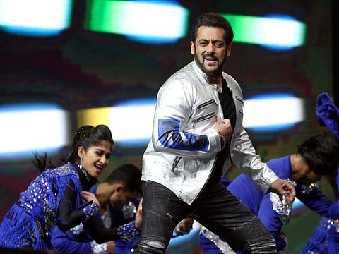 Bollywood star Salman Khan performs during Riyadh Season in Riyadh, Saudi Arabia December 10, 2021.