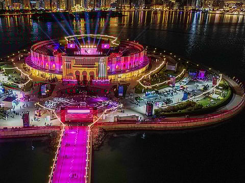Sharjah Events Festival 2021 at Al Majaz Amphitheatre in Sharjah on Friday