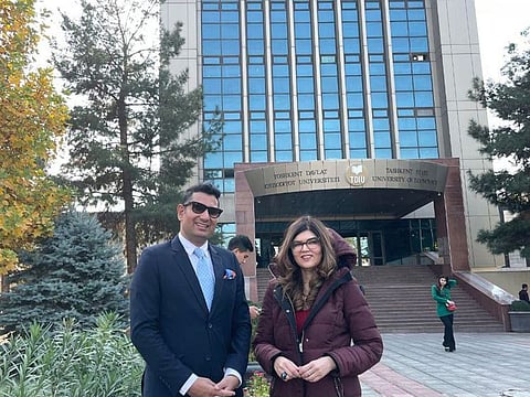 Amit Yadav, Head of Digital Marketing and e-Commerce for Kashkha, and Hina Bakht, Vice Chairman for ATECA Holding and Managing Director for EVOPS Marketing DMCC, and