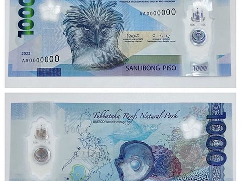 The faces of Josefa Llanes Escoda, Vicente Lim and Jose Abad Santos will be replaced by the critically-endangered Philippine eagle on the new polymer Php1,000 ($20) banknotes.