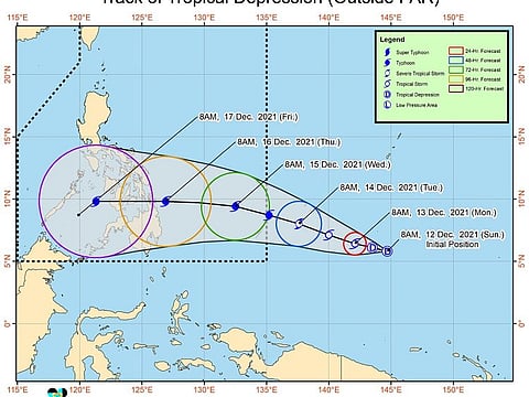 Pagasa/Twitter
