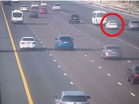 Screengrab from the video shared by Abu Dhabi Police