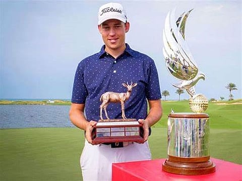 Josh Hill won the 2019 Abu Dhabi Amateur Championship