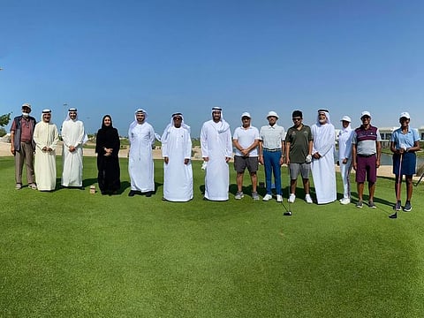 The inauguration of Yas Acres Golf Club