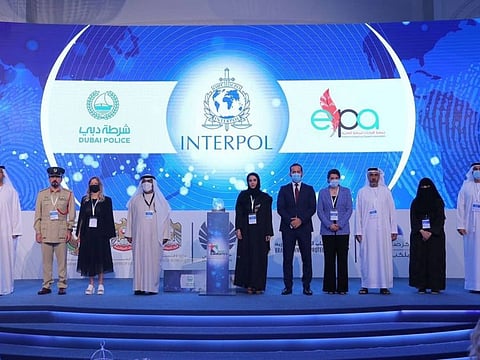 Delegates at the 10th Regional Conference on Combating Intellectual Property Crimes in the Middle East and North Africa, at Al Habtoor Palace Hotel in Dubai today.