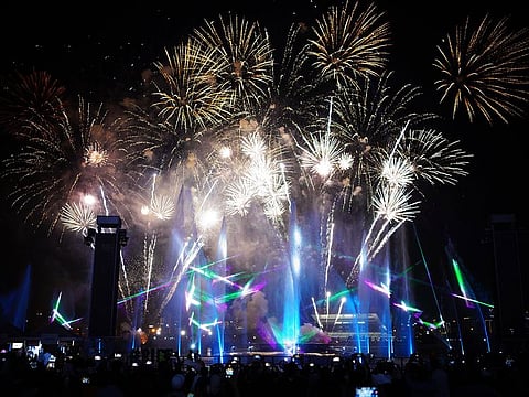 Fireworks display marks the beginning of the 27th edition of Dubai Shopping Festival.