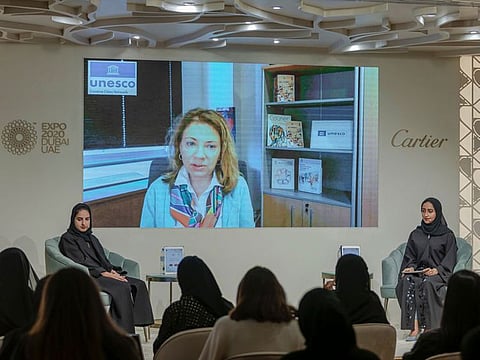 Irthi's ‘Hiraf’ is an iPad game that serves as an educational tool to help master the complex weaving techniques of two heritage crafts of the UAE. The launch took place during a panel discussion hosted at the Women’s Pavilion at Expo 2020 Dubai.