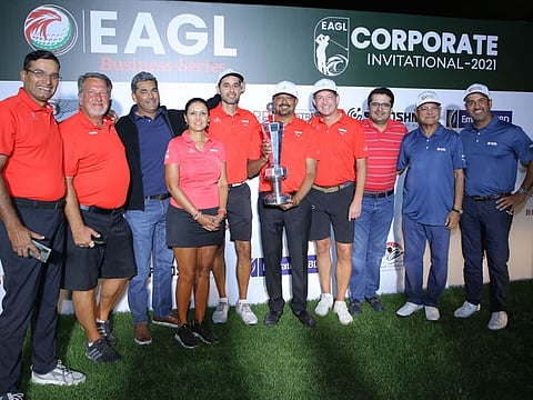 The Wealth of Wellness team celebrate their victory.