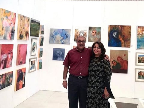 Tarini and her husband Viren Agarwal.