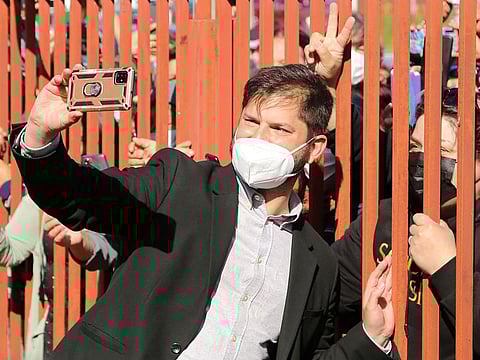 New Chile President Gabriel Boric.