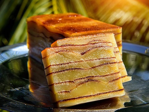 Christmas delicacies from an expat Indian-Goan household. Image of Goan dessert Bebinca used for illustrative purpose only.