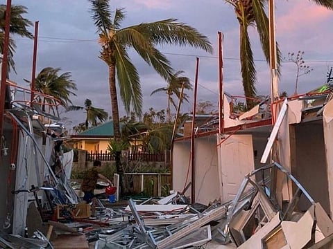 The entire Siargao Island was almost flattened to the ground by the onslaught of the typhoon.