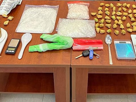 A part of the seized drugs.