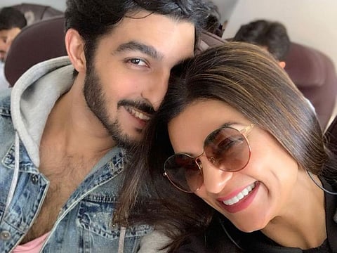 Sushmita Sen with former beau Rohman Shawl