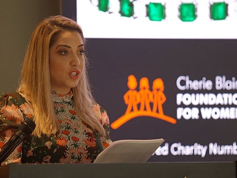 Pembe Peri-Al Mazrouei, Cherie Blair Foundation for Women’s Middle East Chair for '100,000 Women Campaign'.