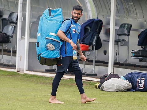 India's Virat Kohli after training at SuperSport Park in Centurion