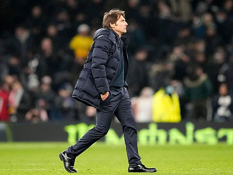 Tottenham's head coach Antonio Conte