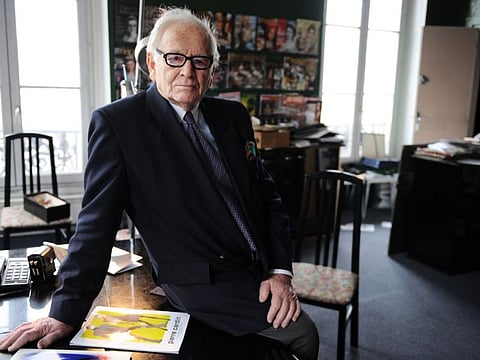 French fashion designer Pierre Cardin