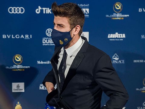 Gerard Pique in Dubai