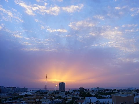 Sunrise in Sharjah