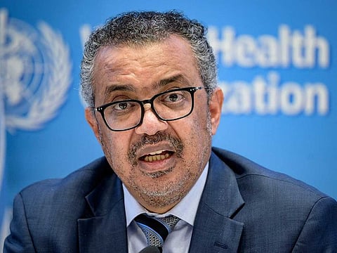 World Health Organisation (WHO) Director-General Tedros Adhanom Ghebreyesus