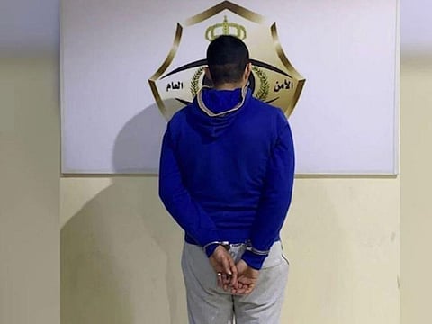 The man who assaulted women in Saudi Arabia's Tabuk city.