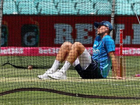 England's captain Joe Root during a training session at the Sydney Cricket Ground