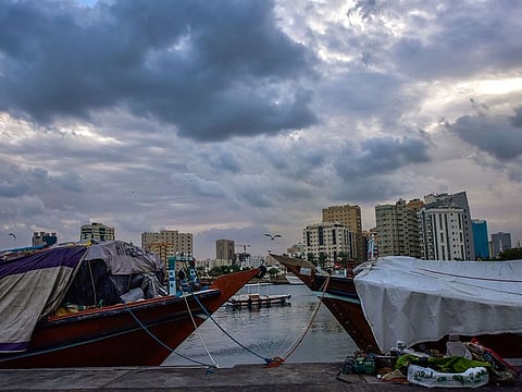 Cloudy weather in Sharjah