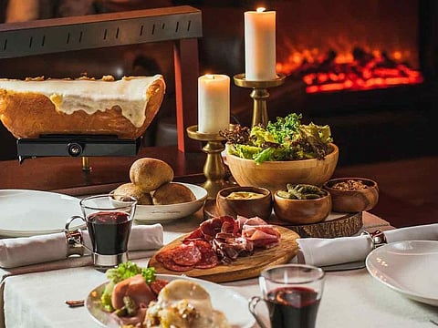 On offer is a delectable Alpine menu