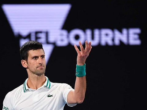 Serbia's Novak Djokovic