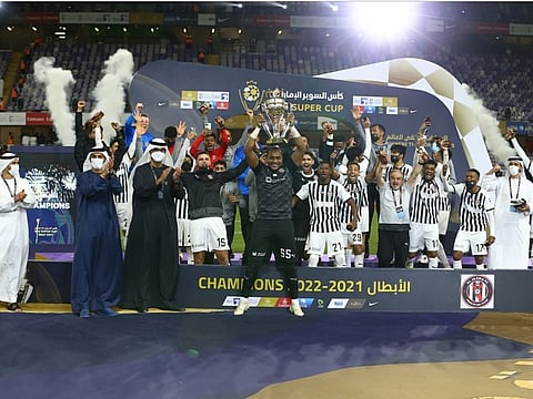 Al Jazira lift the UAE Super Cup for the first time in their history after defeating Shabab Al Ahli.