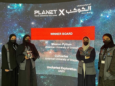 United Arab Emirates University student team accomplished five tasks to explore ‘Planet X’