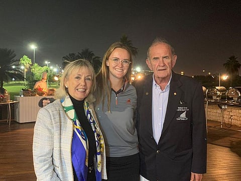 Colm McLoughlin with his wife and Vivien Veljović