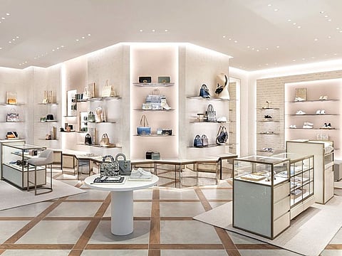 This is the second Dior boutique at Dubai International Airport.
