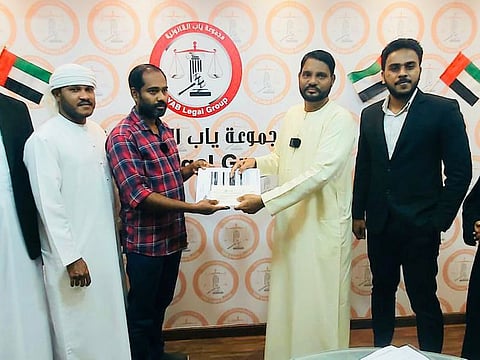 Abdul Rahman with Salam Pappinissery and others.