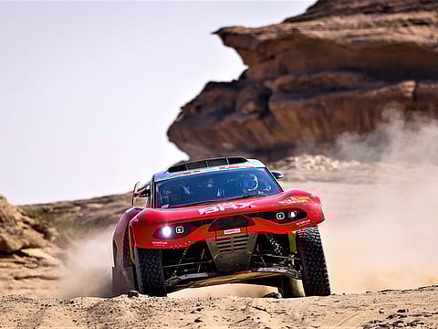 Sebastien Loeb’s pursuit of a first Dakar victory will continue for at least another day as Bahrain Raid Xtreme close in on another piece of rally history in Saudi Arabia.
