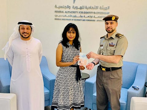 Maria Vincent, who recently received the UAE golden visa, says she wants to serve the country's space sector.