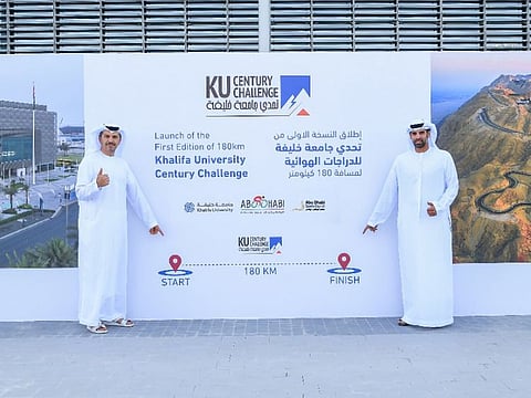 Khalifa University of Science and Technology and The Abu Dhabi Cycling Club (ADCC) signed a memorandum of understanding to launch the first edition of the Khalifa University 180km Cycling Challenge.