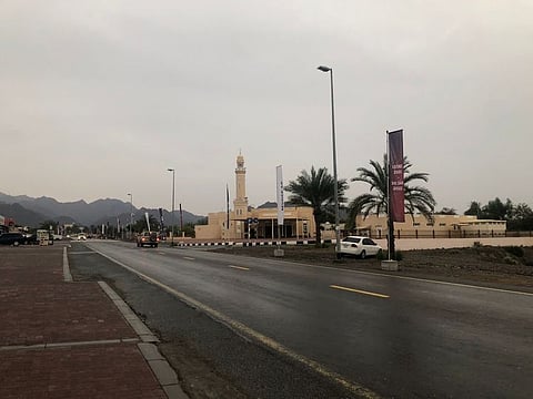 Rain in Hatta, Dubai