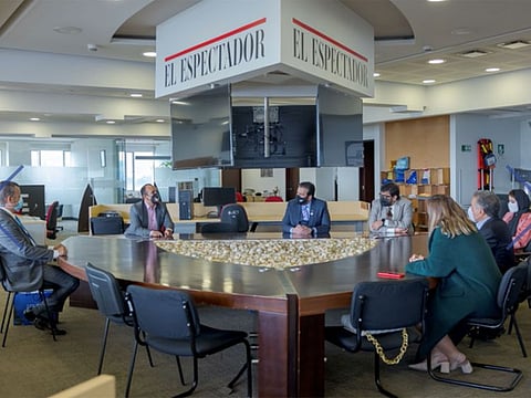 Mohammed Jalal Al Rayssi, Director-General of WAM, led the delegation to Colombia, as part of the Emirates News Agency’s efforts to build cooperation.