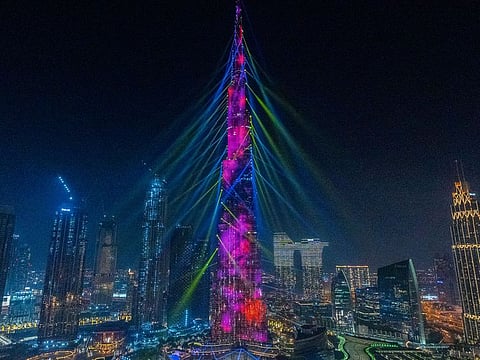 The LED show is called 'World of Colour'