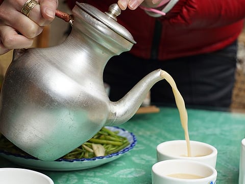 Tibetan Po Cha or Butter Chai - Image used for illustrative purposes only