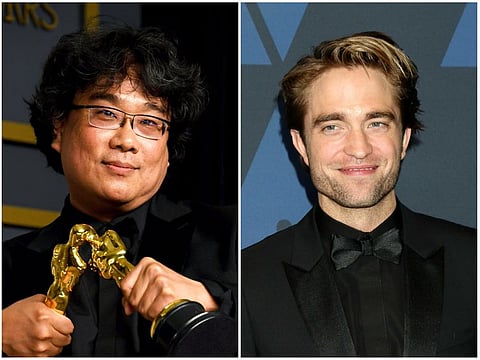 Bong Joon-ho and Robert Pattinson