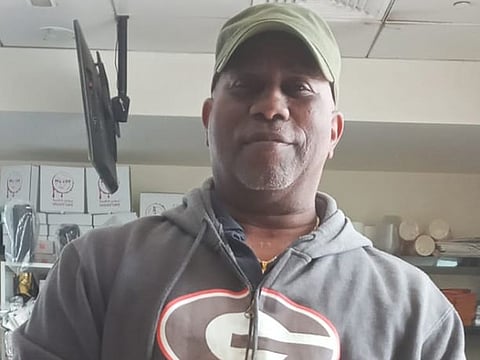 American Michael Moses, winner of Dh77,777 in the latest Emirates Draw.