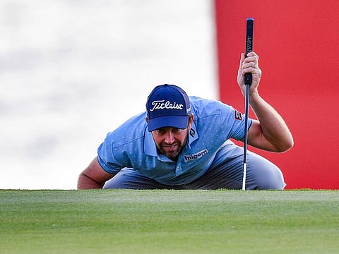 Scott Jamieson holds the lead at the Abu Dhabi HSBC Championship
