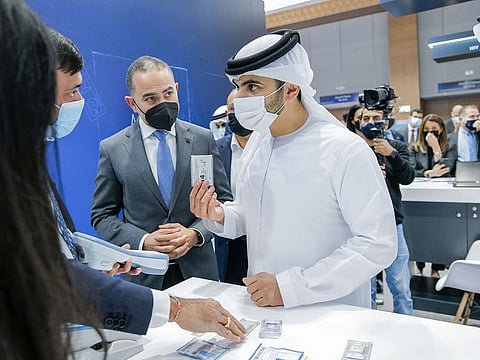 Sheikh Mansoor bin Mohammed bin Rashid Al Maktoum on Wednesday visited the Arab Health and Medlab Middle East Exhibition and Congress 2022 in Dubai