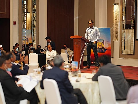 Dr A Vidyasagar of imeds Global at the latest Elevate session, on January 27, 2022.