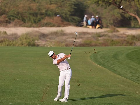 Rafa Cabrera Bello during the Dubai Desert Classic at Emirates Golf Club on Friday